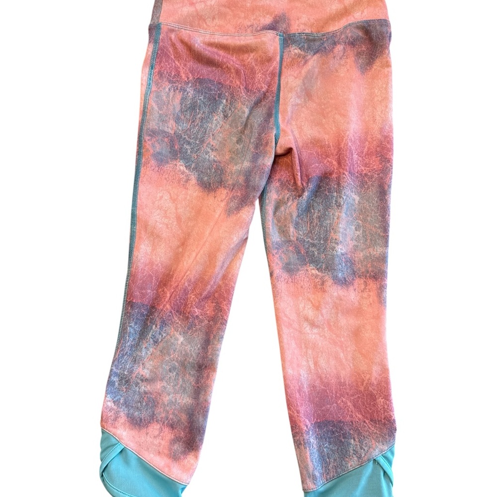 BCG Girls Abstract Print Capri Athletic Leggings Size M (8-10) - Picture 3 of 3